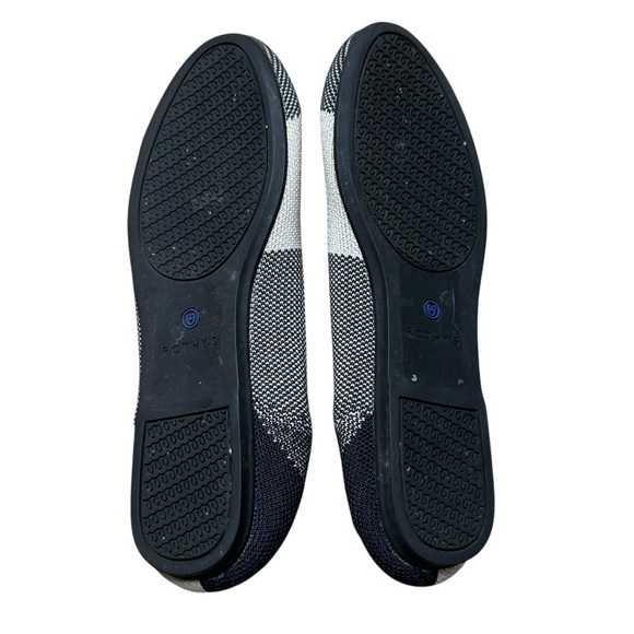 Rothy's Captoe black textile flat ballet shoes 7.5 - Picture 4 of 5